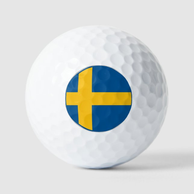 Swedish Flag Golf Balls (Front)