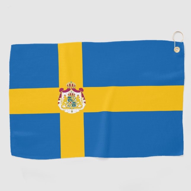 Swedish flag golf towel (Horizontal)