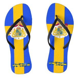 Swedish flag jandals