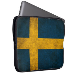 swedish flag laptop sleeve