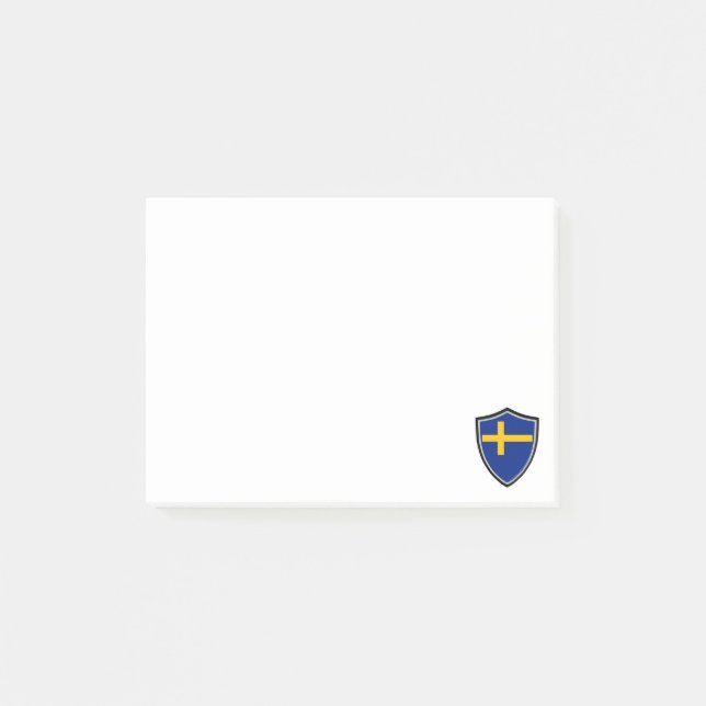 Swedish flag notes (Front)