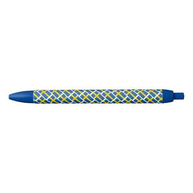 Swedish flag of Sweden custom promo pen (Front)