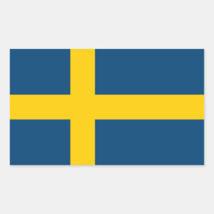 Swedish Flag Rectangular Sticker