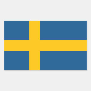 Swedish Flag Rectangular Sticker