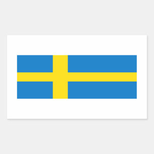 Swedish Flag Rectangular Sticker