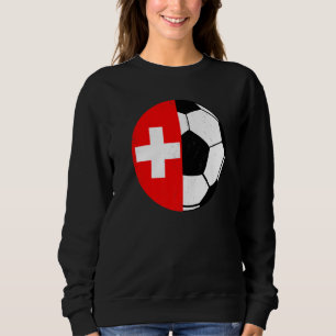 Swedish Flag Soccer Fans Football Switzerland Sweatshirt