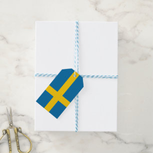 Swedish Flag (Sweden) Gift Tags