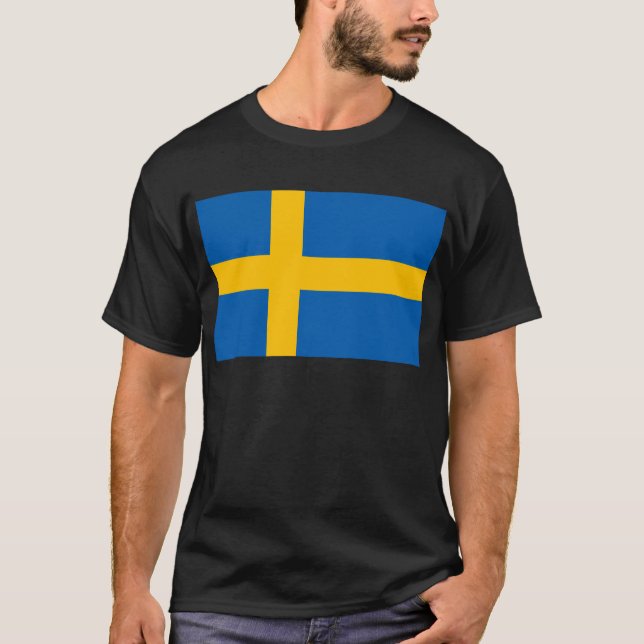 Swedish Flag T-Shirt (Front)