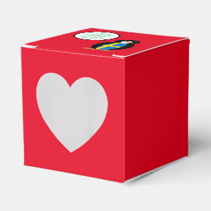 Swedish Flag Talking Ms. Penguin Personalised  Favour Box
