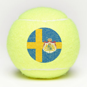 Swedish flag tennis balls