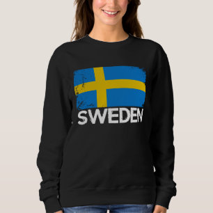 Swedish Flag Vintage Made In Sweden Sweatshirt