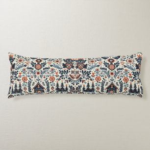 Swedish Folk Art Body Cushion