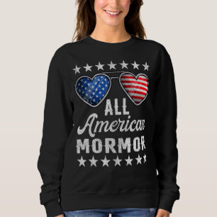 Swedish Grandma Fourth Of July Women American Mor Sweatshirt