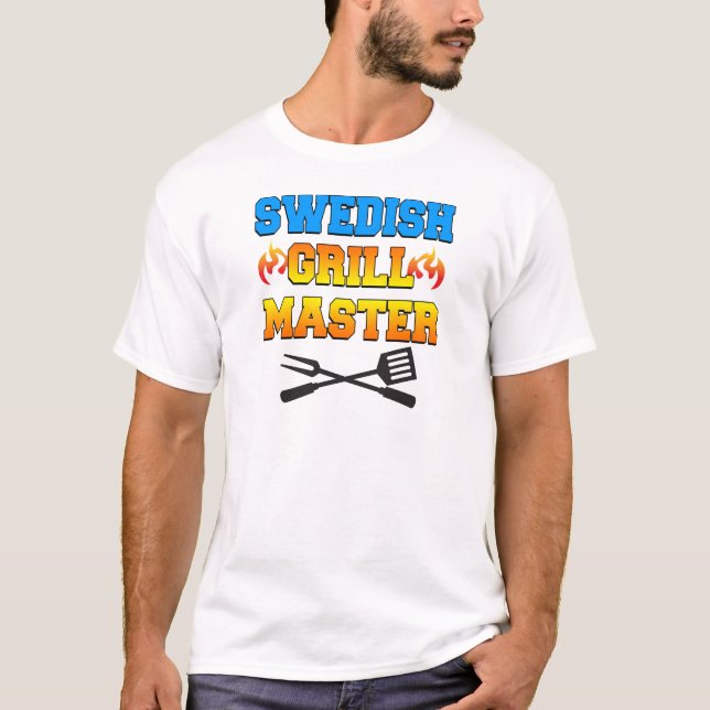 Swedish Grill Master T-Shirt (Front)