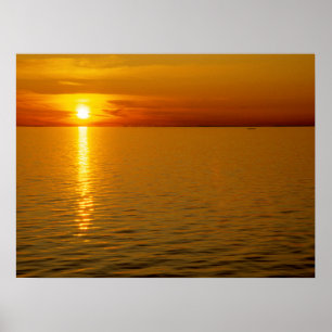 Swedish Islands Sunset. Poster