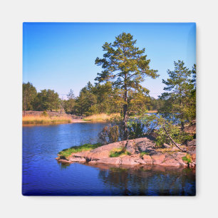 Swedish landskap magnet