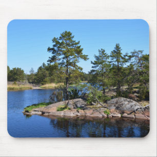 Swedish landskap mouse pad