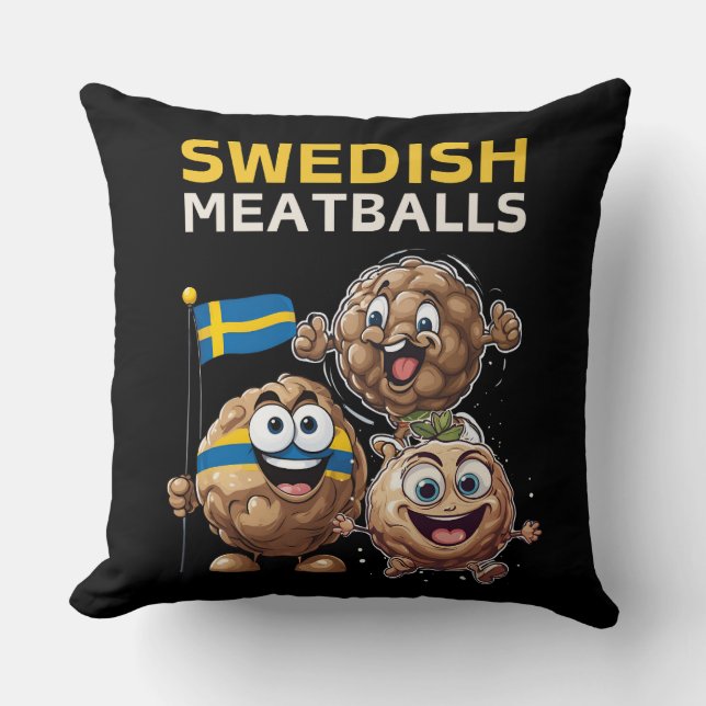 Swedish Meatballs Cushion (Front)