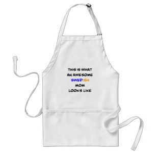 swedish mom, awesome standard apron