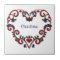 Swedish Norwegian Personalised Custom Heart