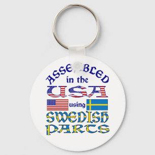 Swedish Parts Key Ring