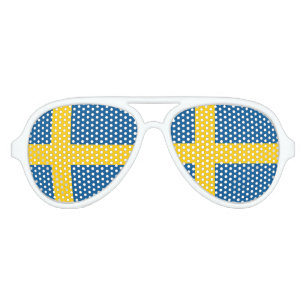 Swedish pride party shades Flag of sweden