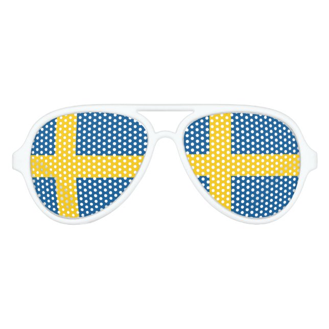 Swedish pride party shades | Flag of sweden (Front)