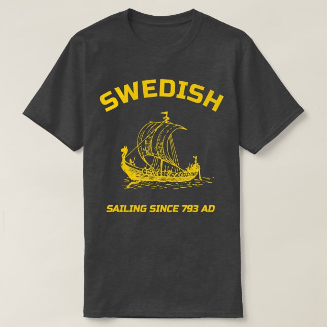 Swedish sailing in Sweden T-Shirt (Design Front)
