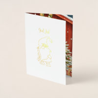 Swedish Santa. Christmas Card