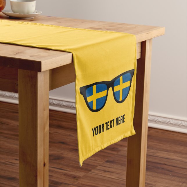 Swedish Shades custom table runners (In Situ)