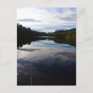 Swedish stunning lake postcard