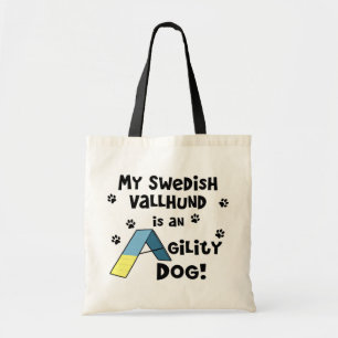 Swedish Vallhund Agility Dog Tote Bag