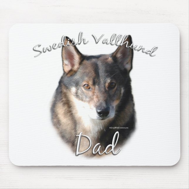 Swedish Vallhund Dad 2 Mouse Pad (Front)