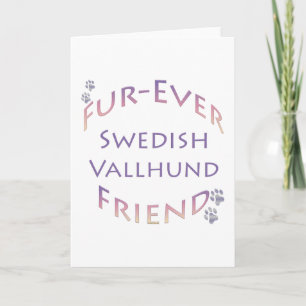 Swedish Vallhund Furever Friend Card