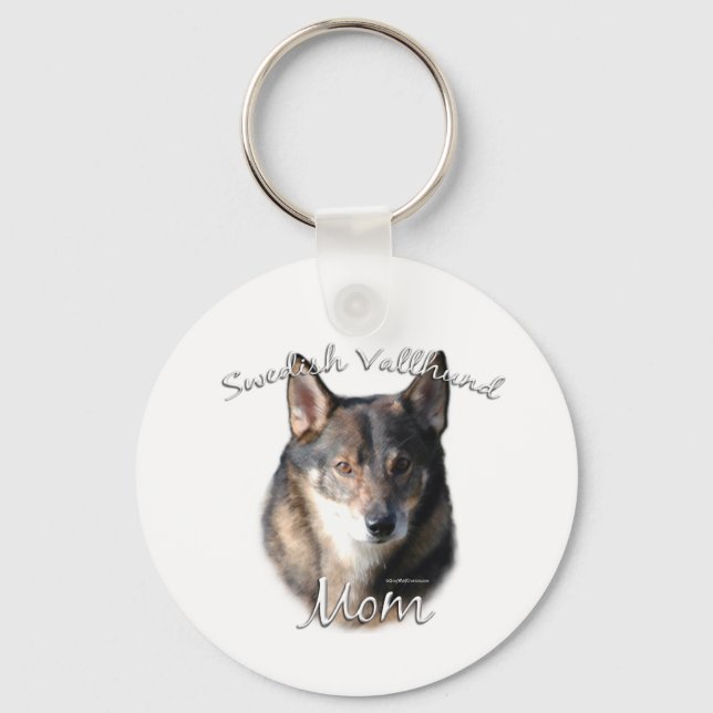 Swedish Vallhund Mum 2 Key Ring (Front)