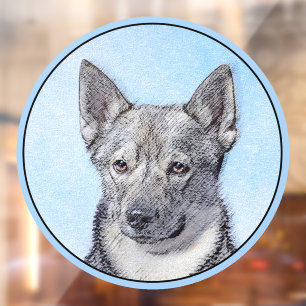 Swedish Vallhund Painting - Cute Original Dog Art