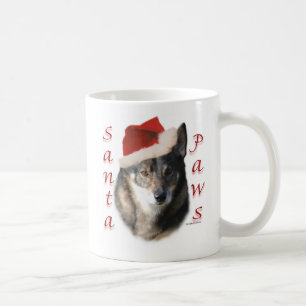 Swedish Vallhund Santa Paws Coffee Mug