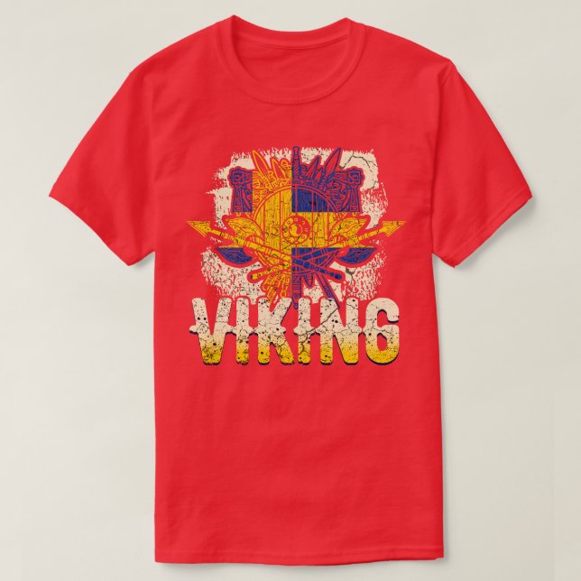 Swedish Viking 4 T-Shirt (Design Front)