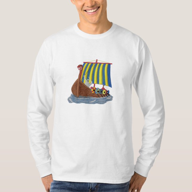 Swedish Viking Ship T-Shirt (Front)