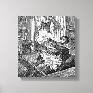 Sweeney Todd-Barbers Chair-Penny Dreadful Canvas Print