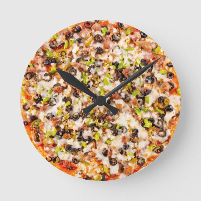 Sweep the Kitchen® Round Clock (Front)