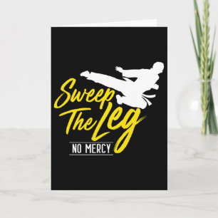 Sweep The Leg Karate Martial Arts Card