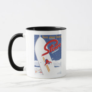 Sweeping S - There's Always Snow Promo Poster Mug