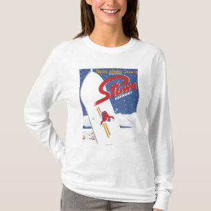 Sweeping S - There's Always Snow Promo Poster T-Shirt