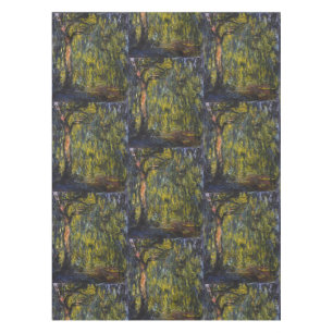 Sweeping Willow by Claude Monet, Classic Artwork Tablecloth