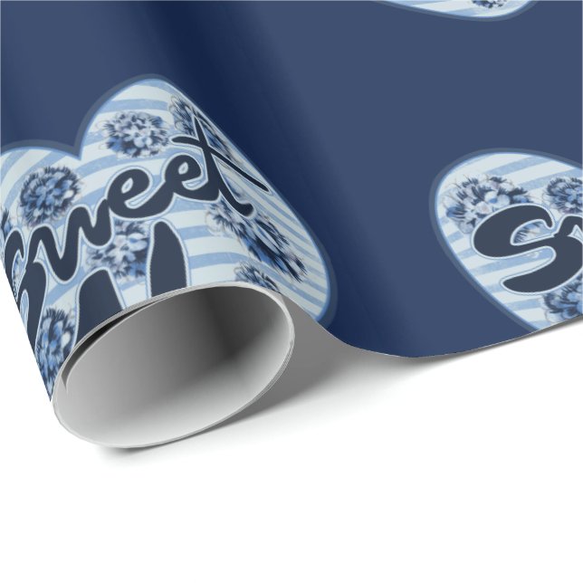 Sweet 16 16th birthday party wrapping paper (Roll Corner)