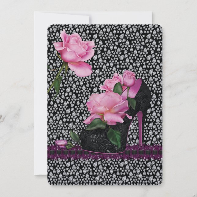 Sweet 16 and Quicenera Invitations (Back)