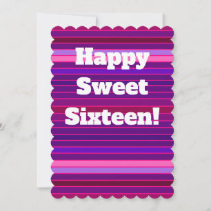 Sweet 16 Birthday Card