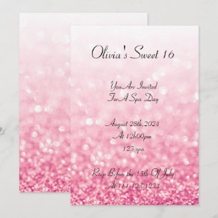 SWEET 16 BIRTHDAY INVITATION