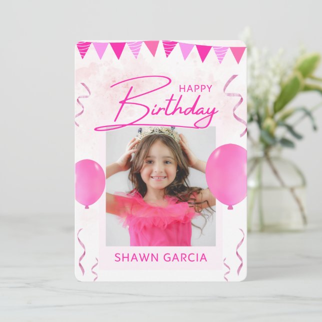 Sweet 16 Birthday Invitation (Standing Front)